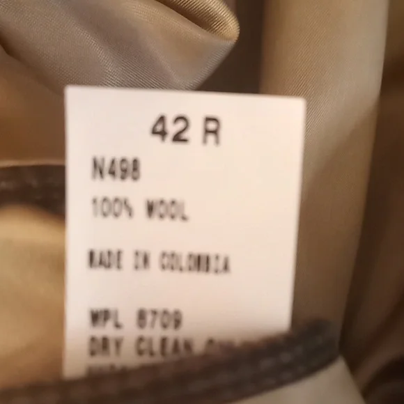 Nautica mid weight, Brown/Grey Dressy Casual Blazer, 42R